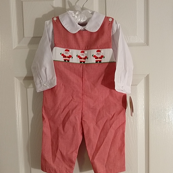 Edgehill Collection Smocked John John - Picture 1 of 4